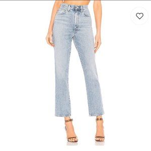 AGOLDE High Rise Kick Pinch Waist Jeans Impression